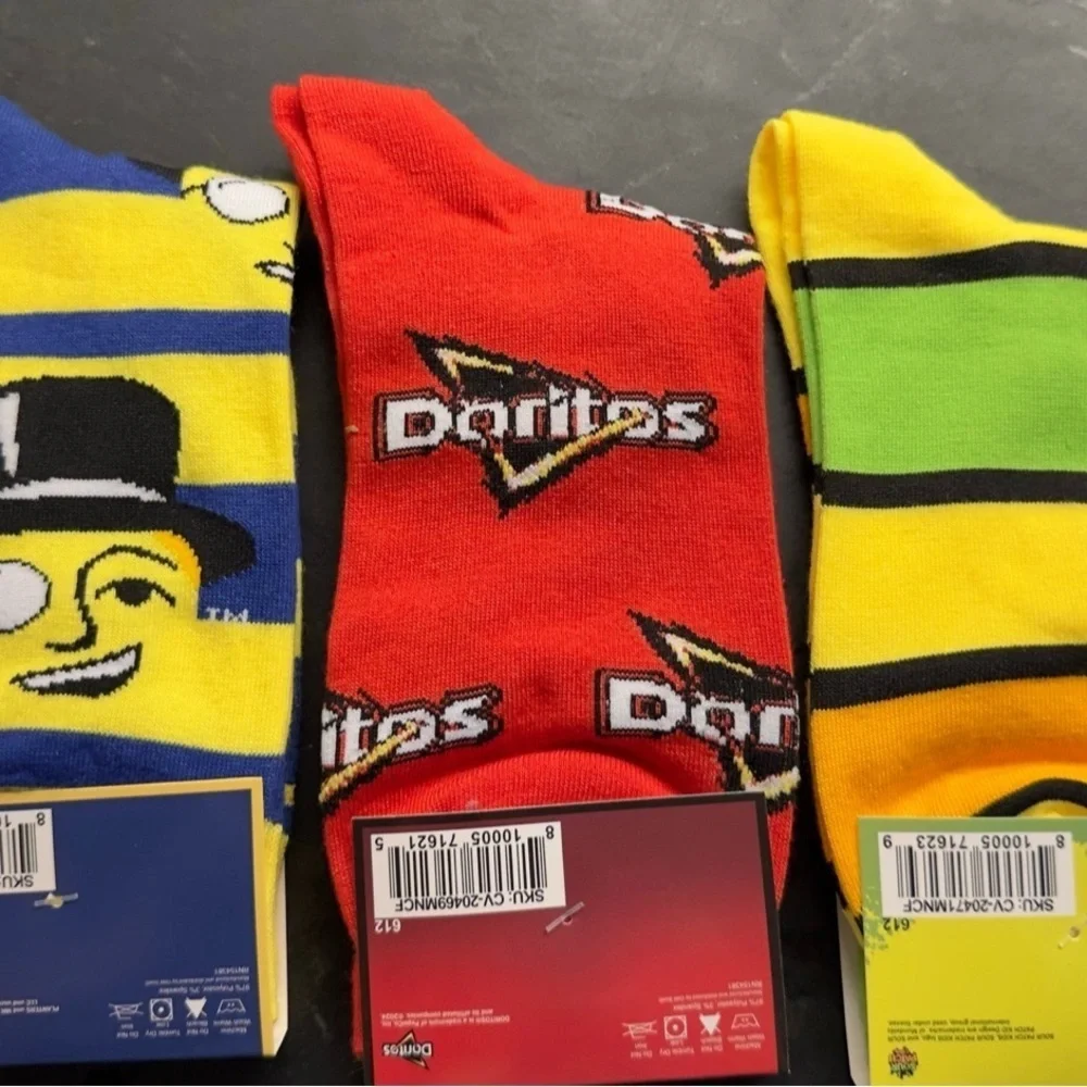 Planters, Doritos and Sour Patch Kids Crew Socks Set